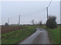 TL4624 : Country lane near Bishop's Stortford by Malc McDonald