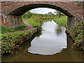 SJ9353 : Canal at Kidd's Bridge near Endon, Staffordshire by Roger  Kidd