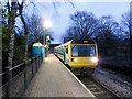 Pacer train at Birchgrove station