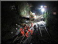 Track work underway around Birchgrove station