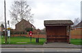 SE5938 : Bus stop and shelter on Main Street, Kelfield by JThomas