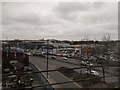 Scrap metal in the yard of Birmingham Metal Co, on the side of Landor Street, seen from a train