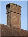 Brick-built chimney