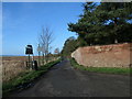 Denhall Lane, heading north-west along the Dee estuary