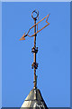 Weather vane, Elmsted church