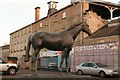 Double Trigger statue behind the Grandstand at Doncaster Racecourse (1)