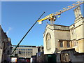 New crane at Jesus College