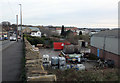 Factory yard, Huddersfield Road