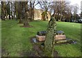 The ruined church of St Mary in Arden