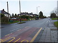 Looking north along Alcester Road South