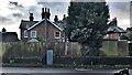 Rear view of houses on Church Terrace, Henfield