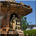 NS6064 : The Doulton Fountain, Glasgow Green - detail by Stephen Craven