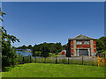 NS6063 : University boathouse, Glasgow Green by Stephen Craven