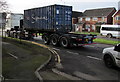 ST3091 : Container type 22G1 in transit, Malpas Road, Newport by Jaggery