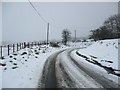 Snow near Whiteshawgate, Strathaven