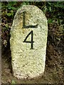 Old Milestone near Hole Farm, east of Egloskerry