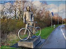 SJ9298 : The Cyclist, Lord Sheldon Way by David Dixon