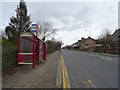 Bus stop and shelter on Bolton Road (A6176), Bradford