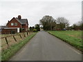 Road near to Uphall Cottages and Farm