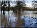 Flooding in Tredegar Park