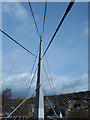 Dubb Lane footbridge over the Bingley bypass  - detail