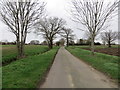 TM0280 : Clay Hall Lane approaching Copperleas by Peter Wood