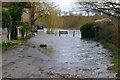 Wharf Road, Shillingford, with the Thames out-of-channel