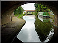 Canal approaching Curdworth in Warwickshire