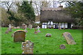 Thatched cottage by the Abbey at Dorchester