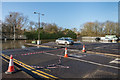 Flooded car park