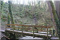 Footbridge on Wales Coast Path