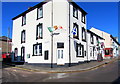 SO2508 : Five flags on the Lion Hotel, Blaenavon by Jaggery