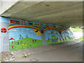 Subway under Tweedbank Drive - Community artwork