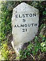 Old Milestone on the Turnpike Road, east of Marazion