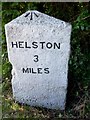 Old Milestone by the B3293, west of Rosevear