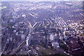 Aerial view over Cardiff to the northeast of City Centre