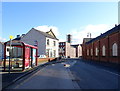 Bus stop and shelter on Commercial Street, Morley