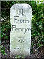 Old Milestone north of Flushing