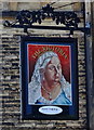 Sign for the Victoria public house, Batley