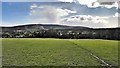 Path southwards from Oreham Common - view towards Truleigh Hill