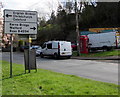 Directions sign alongside the B4234 in Lower Lydbrook 