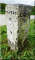 SX1854 : Old Milestone at Bake Cross by Rosy Hanns