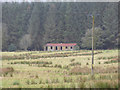 Shed in a field