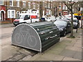 Cyclehoop kerbside bike hangar storage, North Acton