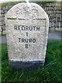 Old Milestone by the A393, Mount Ambrose, Redruth