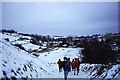 Walking towards Naunton