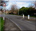 Warning sign alongside Willowbrook Drive, St Mellons, Cardiff