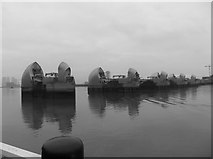 TQ4179 : Downstream from the Thames Barrier by Eirian Evans