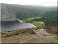 O1607 : The northern end of Lough Tay by Eirian Evans