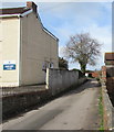 Lane on the northwest side of Newport Road, Caldicot